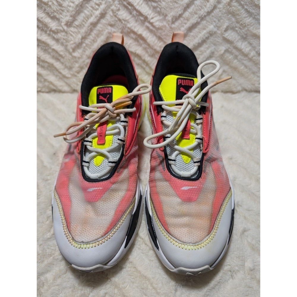 T1 Puma Men's RS Fast Paradise Shoes Puma Multi,‎ Pink, White, Size 11